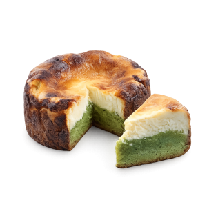 matcha burnt cheesecake