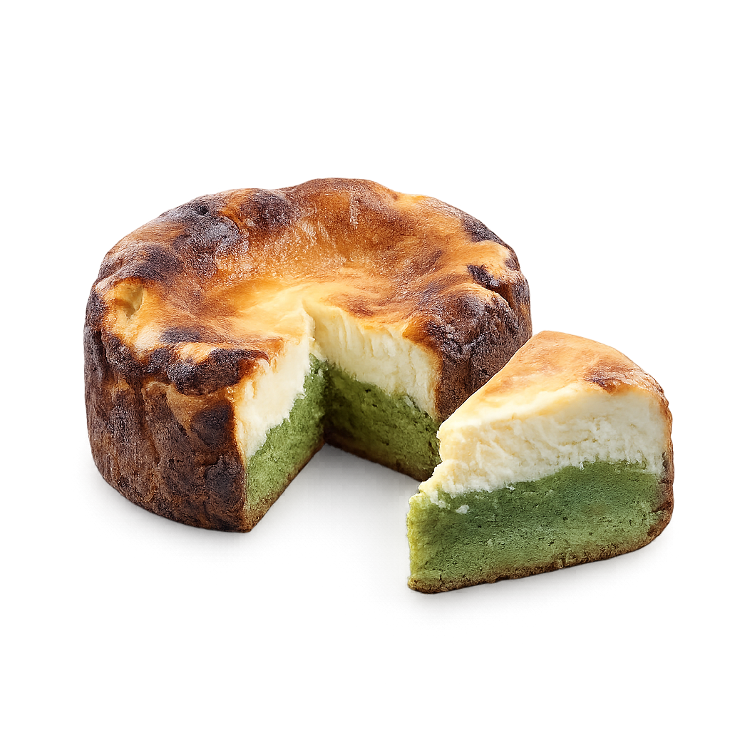 matcha burnt cheesecake matcha burnt cheesecake