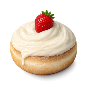 vanilla with strawberry